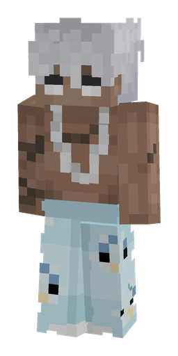 Blue skin: body, front render
