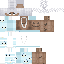 Blue skin: raw texture render