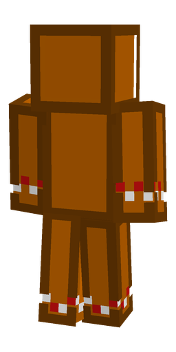 Brown skin: body, back render