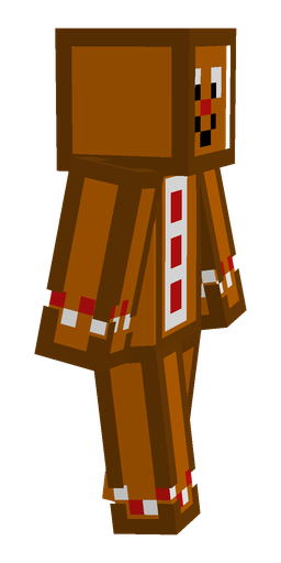Brown skin: body, right side render