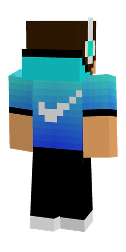 Black skin: body, back render