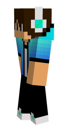Black skin: body, left side render