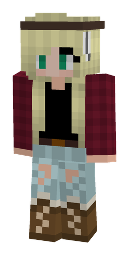 Blue skin: body, front render