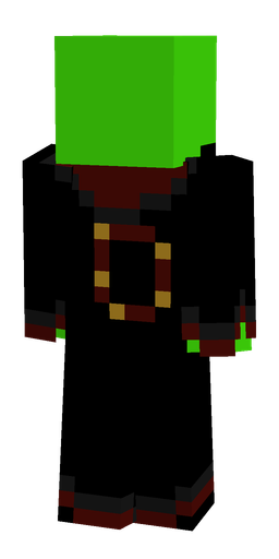 Black skin: body, back render