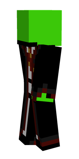 Black skin: body, left side render