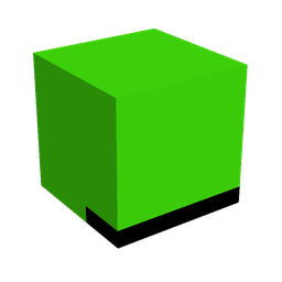 Black skin: head render