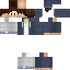 Blue skin: raw texture render