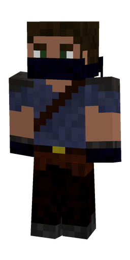Black skin: body, front render