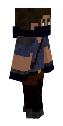 Black skin: body, right side render