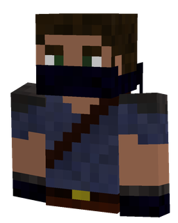 Black skin: bust render