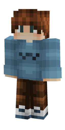 Blue skin: body, front render