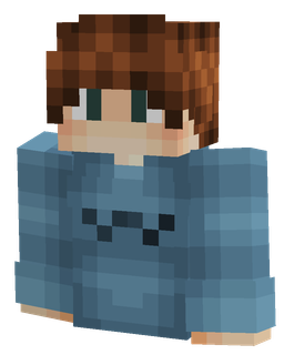 Blue skin: bust render