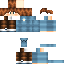 Blue skin: raw texture render