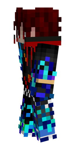 Black skin: body, left side render