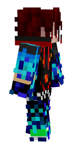 Black skin: body, right side render