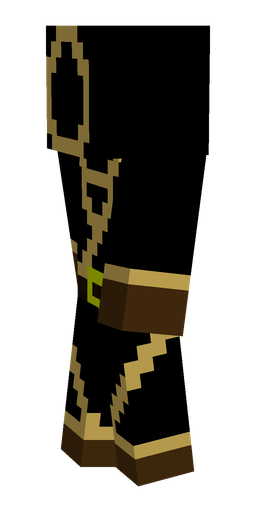 Black skin: body, left side render