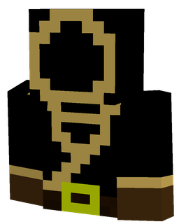 Black skin: bust render