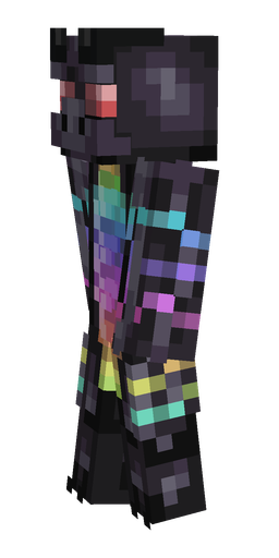 Black skin: body, left side render
