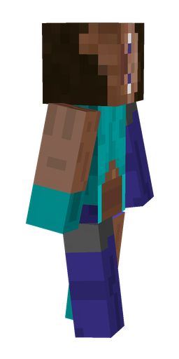 Black skin: body, right side render