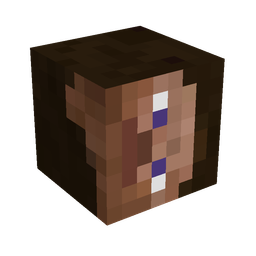 Black skin: head render