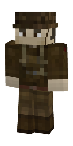 Brown skin: body, front render
