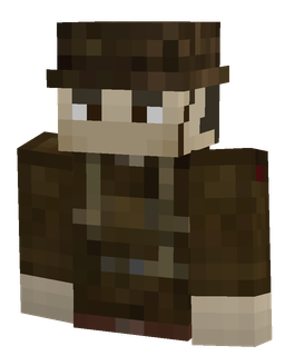 Brown skin: bust render