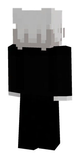 Black skin: body, back render