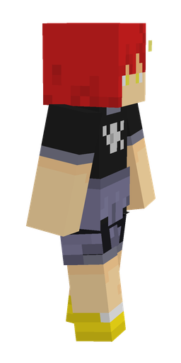 Black skin: body, right side render