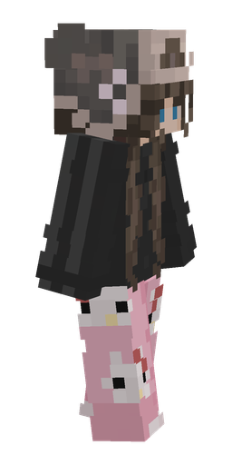 Black skin: body, right side render