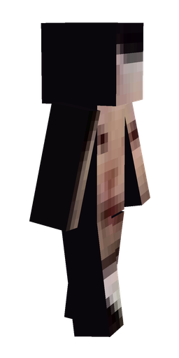 Black skin: body, right side render