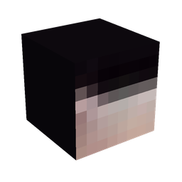 Black skin: head render