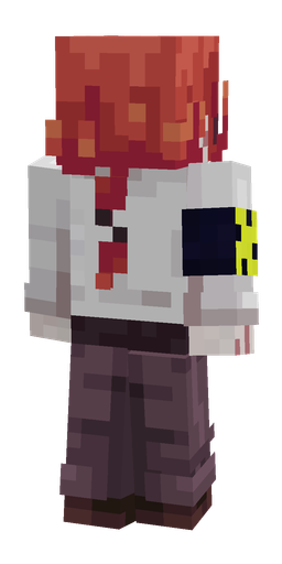 Pink skin: body, back render