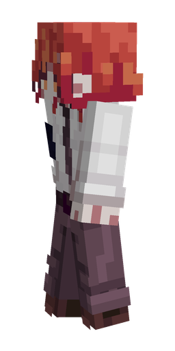 Pink skin: body, left side render