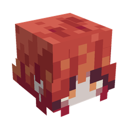 Pink skin: head render