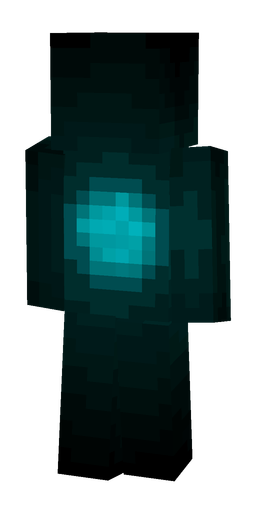 Black skin: body, back render
