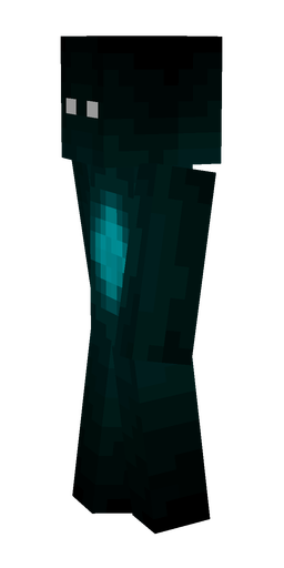 Black skin: body, left side render