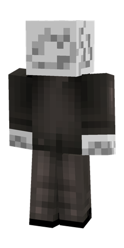 Black skin: body, back render