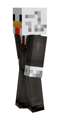 Black skin: body, left side render