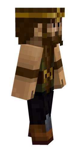 Black skin: body, right side render