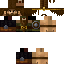 Black skin: raw texture render