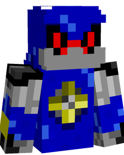 Blue skin: bust render