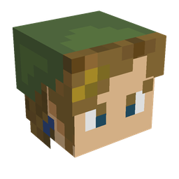 Brown skin: head render