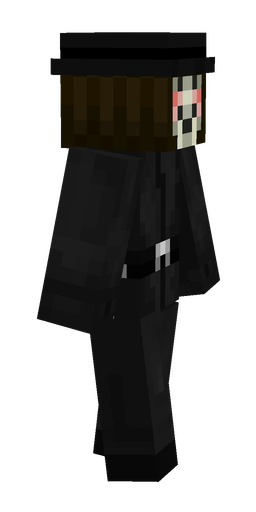 Black skin: body, right side render