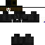 Black skin: raw texture render