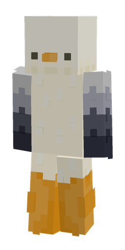 Gray skin: body, front render
