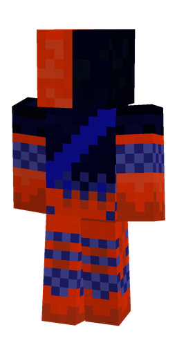 Black skin: body, back render