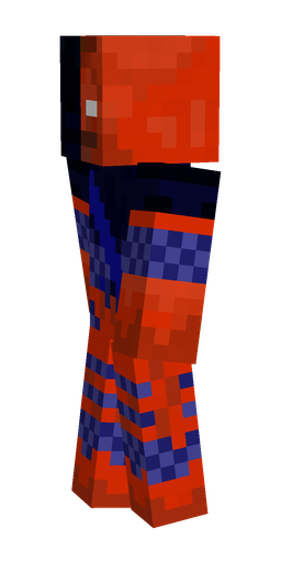Black skin: body, left side render
