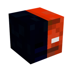 Black skin: head render