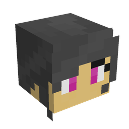 Black skin: head render
