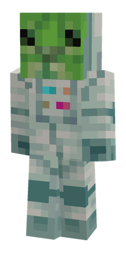 Blue skin: body, front render